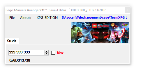 Lego Marvels Avengers Save Editor Team Xpg Xbox 360 Mod