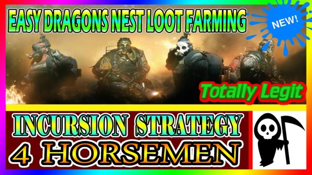 MOST Amazing Dragons Nest Strategy! | The Division | Incursion Made Easy | LEGIT METHOD! 4 Horsemen!