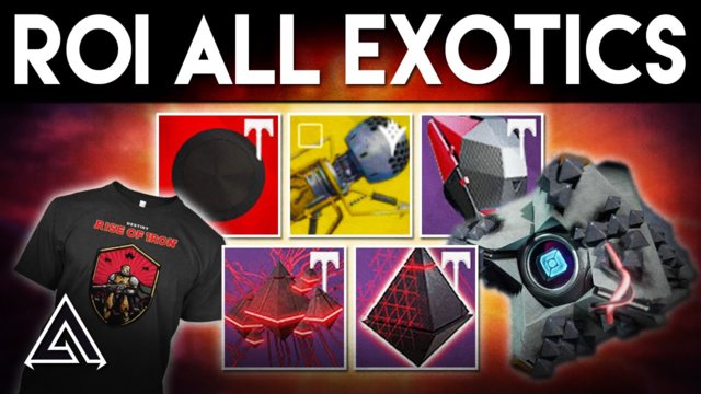 Destiny Rise of Iron News | ALL EXOTICS, NEW RAID GEAR, QUEST ITEMS & MORE!