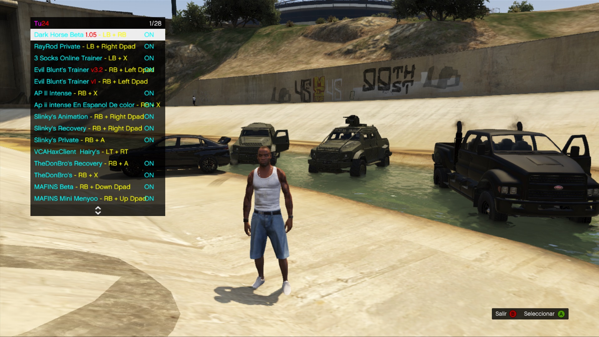 RELEASE] GTA V MEGA PACK MOD MENU Tu24 Online / Offline [RGH-JTAG