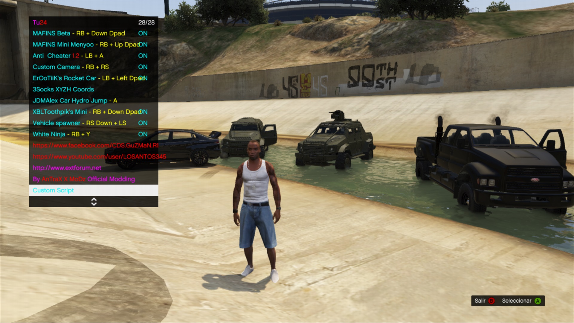 RELEASE] GTA V MEGA PACK MOD MENU Tu24 Online / Offline [RGH-JTAG] Updated  22-05-15