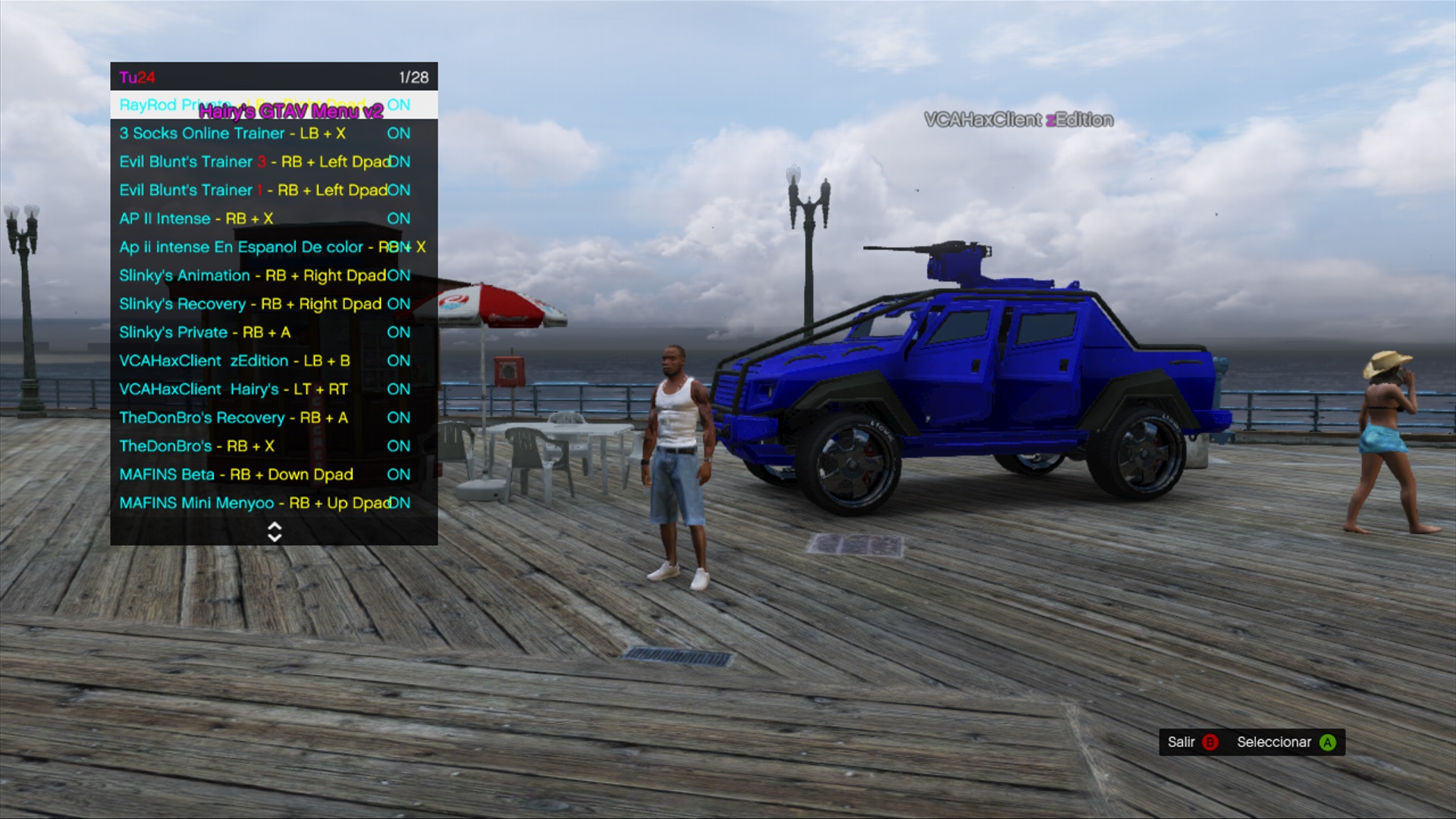 gta v-menu mod tu18 (xbox 360 rgh) download / X